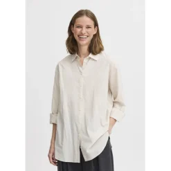 b.young dame skjorte BYFINETTE - Birch Mix New