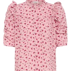 b.young dame skjorte BYFUNNI - Raspberry Sorbet Mix Hot