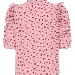 b.young dame skjorte BYFUNNI - Raspberry Sorbet Mix Hot