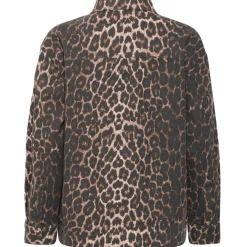 b.young DAME SKJORTE BYKENNA - Denim Leopard Mix New