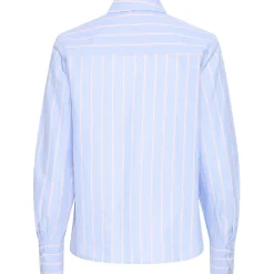 b.young dame skjorte BYXJISOO - Light Blue Stripe New