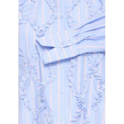 b.young dame skjorte BYXJISOO - Light Blue Stripe New