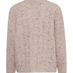 b.young dame strik BYNATA - Pale Mauve Melange Discount