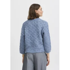 b.young dame strik BYOMHU - Blue Horizon Melange Outlet