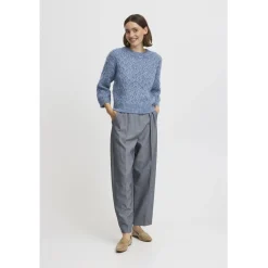 b.young dame strik BYOMHU - Blue Horizon Melange Outlet