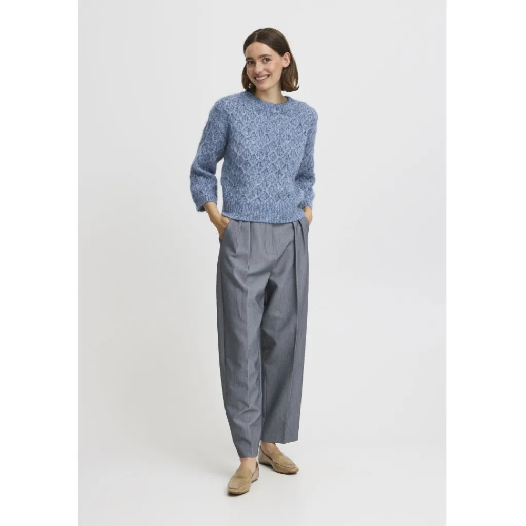 b.young dame strik BYOMHU - Blue Horizon Melange Outlet