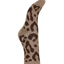 b.young DAME STRØMPER BYWLI - Walnut Leopard Sock Best