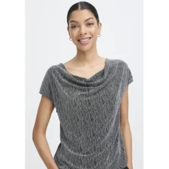 b.young dame top BYSHILOH - Silver New