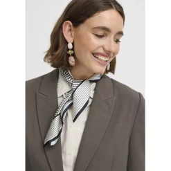 b.young dame tørklæde BAVILKE - Marshmallow Mix Best