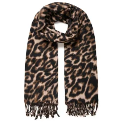 b.young dame tørklæde BYWEOPARD - Black Mix Online