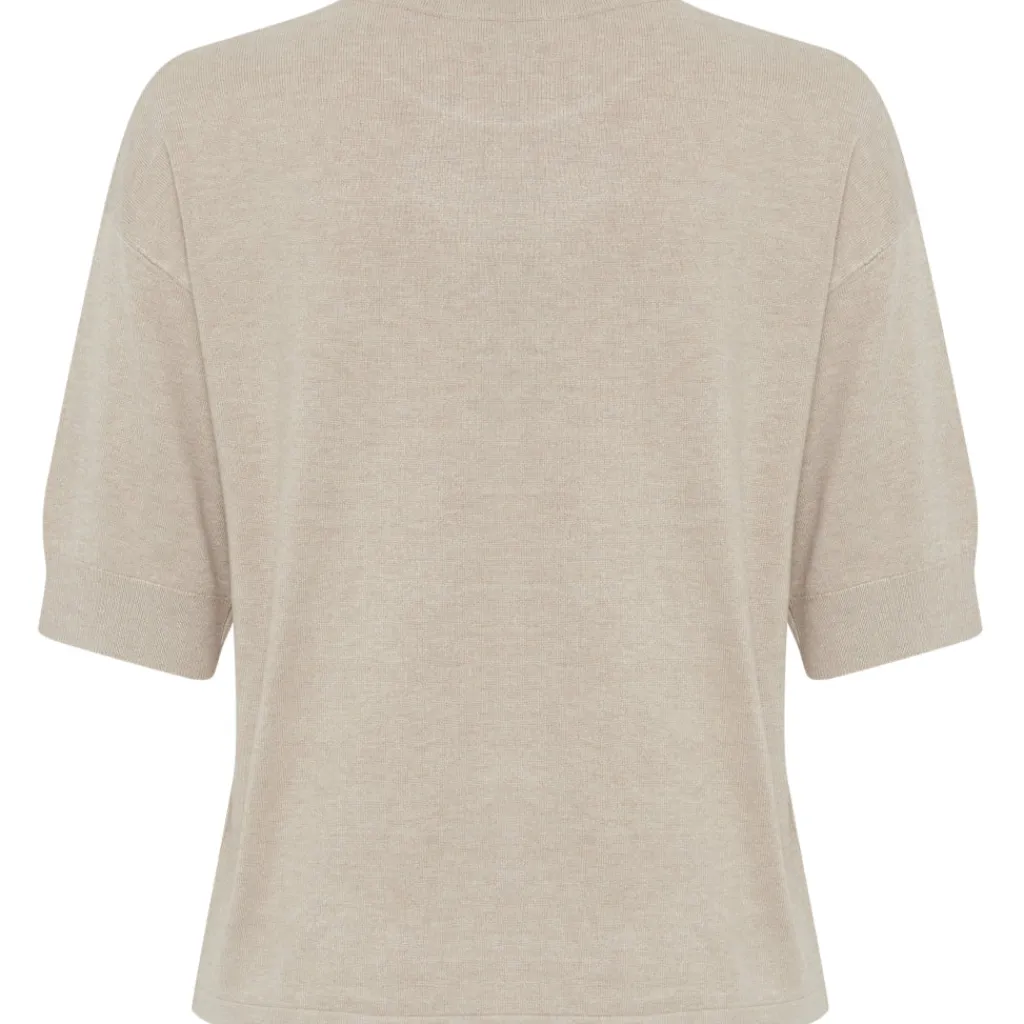 b.young dame t-shirt BYMMORLA - Humus Melange Sale