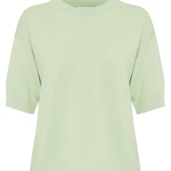 b.young dame t-shirt BYMMORLA - Nile Green Sale