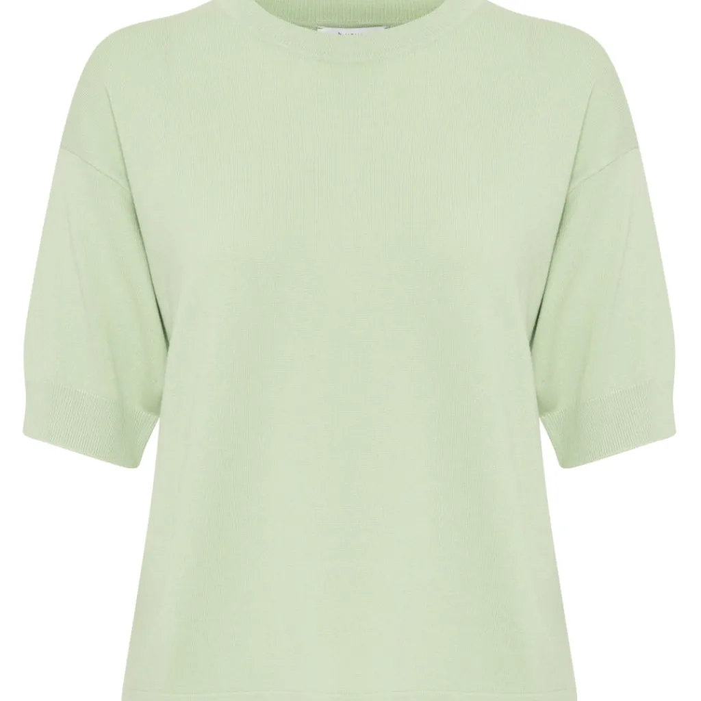b.young dame t-shirt BYMMORLA - Nile Green Sale