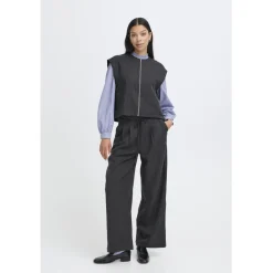 b.young dame vest BYXDAYO - dark grey pinstripes Sale