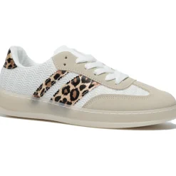 SHOES Caroline dame sneakers 1208 - Leopard Hot