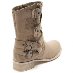 SHOES Celine Dame bikerstøvler 9635A - Khaki