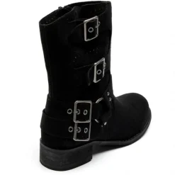 SHOES Celine Dame bikerstøvler 9635A - Black New