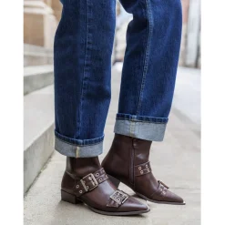 SHOES Charlie dame støvler 6392 - Brown Outlet