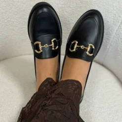 SHOES Clary dame loafers W2301 - Black Best