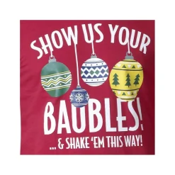 Duke Clothing D555 Herre sweatshirt baubles - Red Clearance