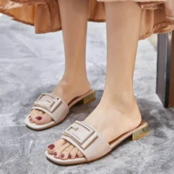 SHOES Dame sandal 3339 - Beige Clearance