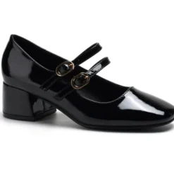 SHOES Denise dame sko 77-556 - Black Clearance