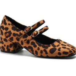 SHOES Denise dame sko 77-556 - Leopard Best