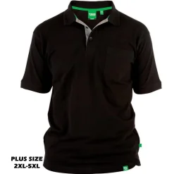 Duke Clothing DUKE D555 POLO Herre Grant Plus - Black Best