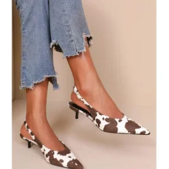 SHOES Eila dame stiletter H8-1021E - Cow Discount