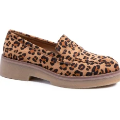 SHOES Eleonora dame loafers 68249 - Leopard Hot