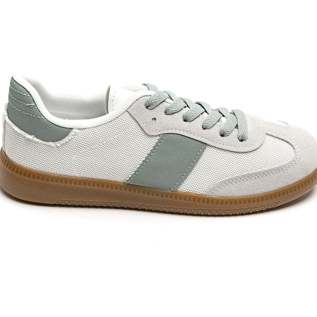 SHOES Elie dame sneakers 8965 - Green Outlet