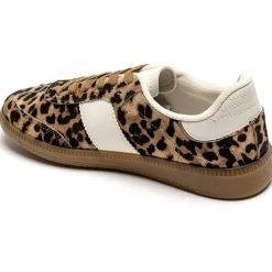 SHOES Elie dame sneakers 8965 - Leopard Discount