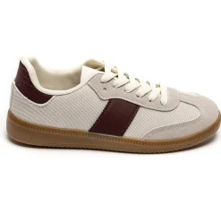 SHOES Elie dame sneakers 8965 - Wine Discount