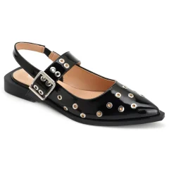 SHOES Elyne dame slingback ballerina 8299 - Black Online