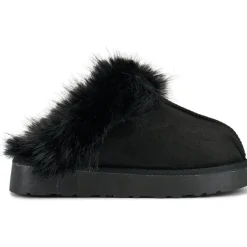 SHOES Emilia dame hjemmesko YL-322 - Black Sale