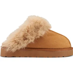 SHOES Emilia dame hjemmesko YL-322 - Camel Outlet