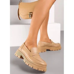 SHOES Emily dame loafers R-8 - Kaki Clearance