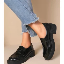 SHOES Emma dame loafers MO-3 - Black Outlet