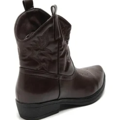 SHOES Faya Dame cowboystøvle 9591A - Brown Best