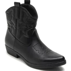 SHOES Faya Dame cowboystøvle 9591A - Black