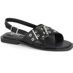 SHOES Felicia dame sandaler 8328 - Black Discount