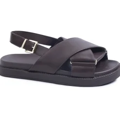 SHOES Felicite dame sandal 68311 - Brown Discount
