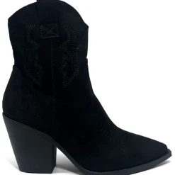 SHOES Fenja dame cowboystøvler BM122 - Black Discount