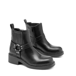 SHOES Finja dame støvler 68352 - Black Sale