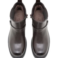 SHOES Finja dame støvler 68352 - Brown Outlet