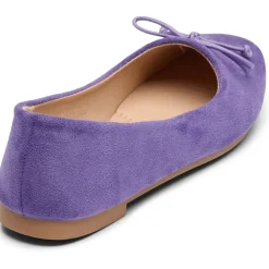 SHOES Florence dame ballerina sko DS-1A18 - Purple New