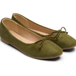 SHOES Florence dame ballerina sko DS-1A18 - Green