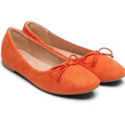 SHOES Florence dame ballerina sko DS-1A18 - Orange Best