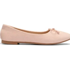 SHOES Florence dame ballerina sko DS-1A18 - Pink