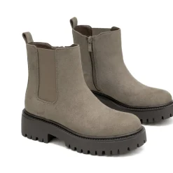 SHOES Florette dame støvler 68335 - Khaki Best